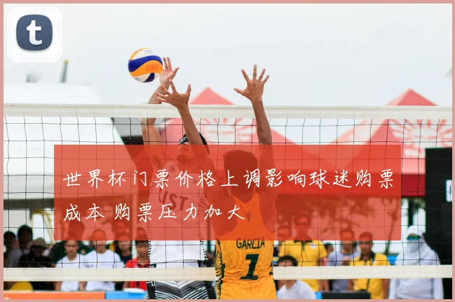 世界杯门票价格上调影响球迷购票成本 购票压力加大